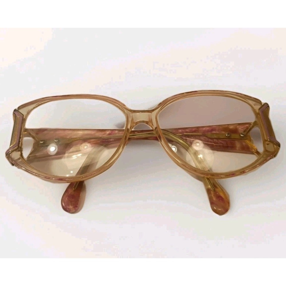 SL Gold & Marble Pink Vintage Eyeglass - Picture 4 of 12